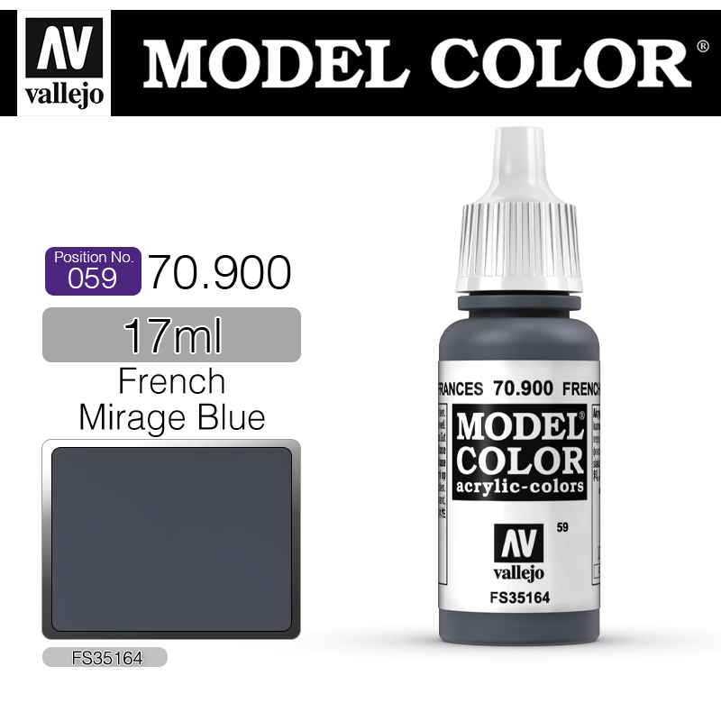 Vallejo Model Color_ [059] 70900 _ French Mirage Blue(*단종)