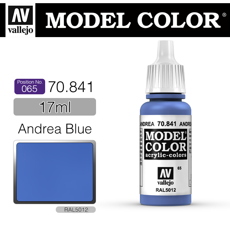 Vallejo Model Color_ [065] 70841 _ Andrea Blue(*단종)