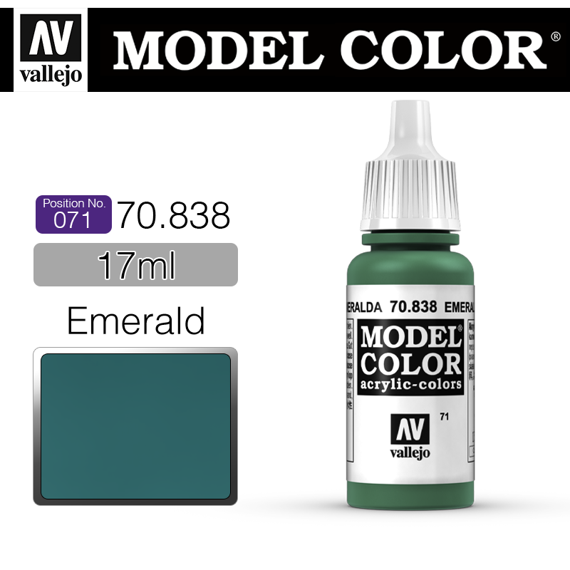 Vallejo Model Color_ [071] 70838 _ Emerald(*단종)