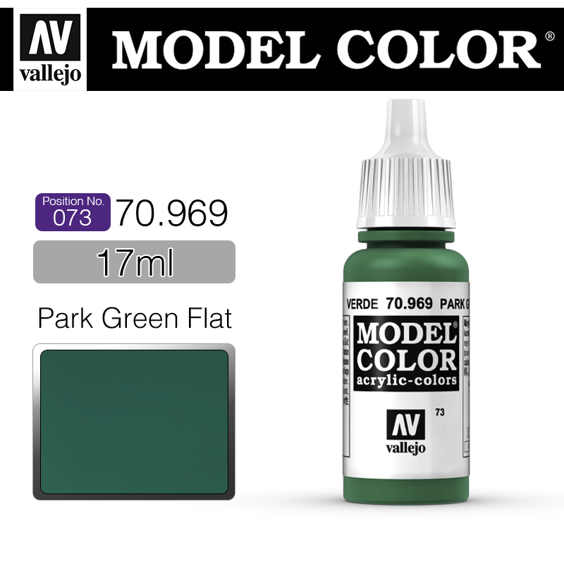 Vallejo Model Color_ [073] 70969 _ Park Green Flat(*단종)