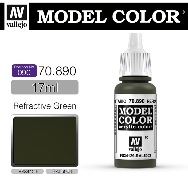 Vallejo Model Color_ [090] 70890 _ Retractive Green(*단종)
