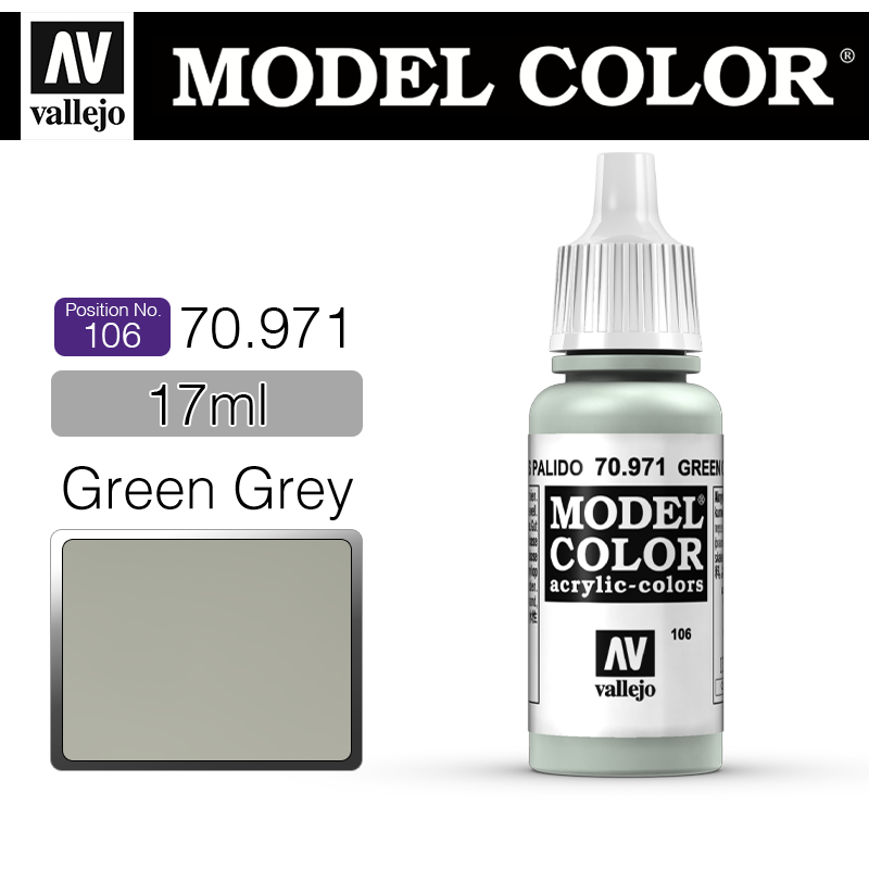 Vallejo Model Color_ [106] 70971 _ Green Grey(*단종)