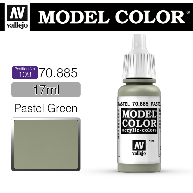 Vallejo Model Color_ [109] 70885 _ Pastel Green(*단종)