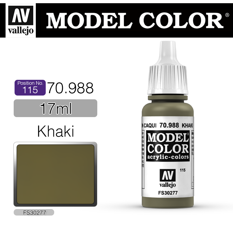 Vallejo Model Color_ [115] 70988 _ Khaki(*단종)