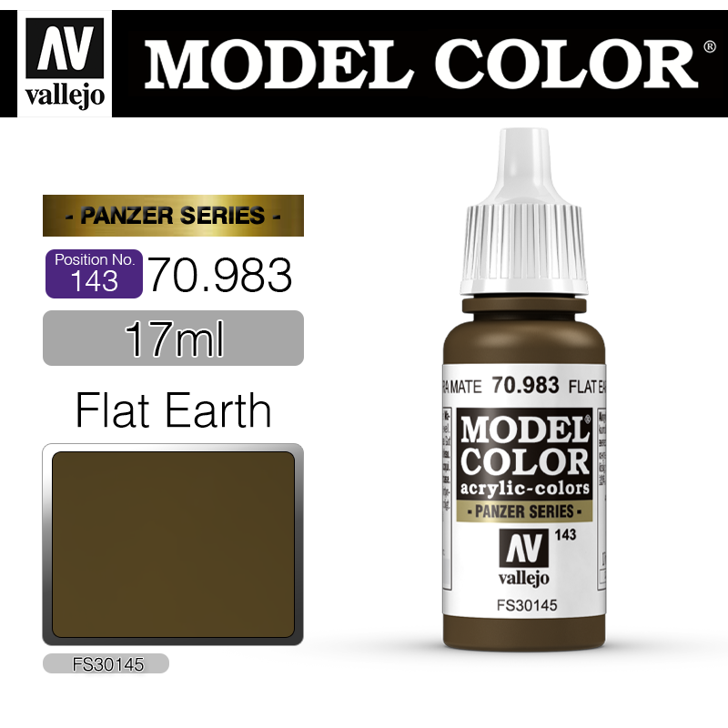 Vallejo Model Color_ [143] 70983 _ Flat Earth(*단종)