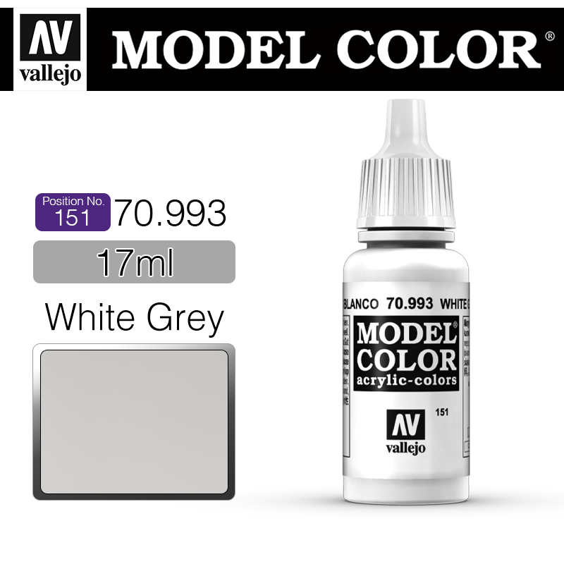 Vallejo Model Color_ [151] 70993 _ White Grey(*단종)