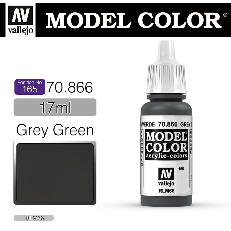 Vallejo Model Color_ [165] 70866 _ Grey Green(*단종)