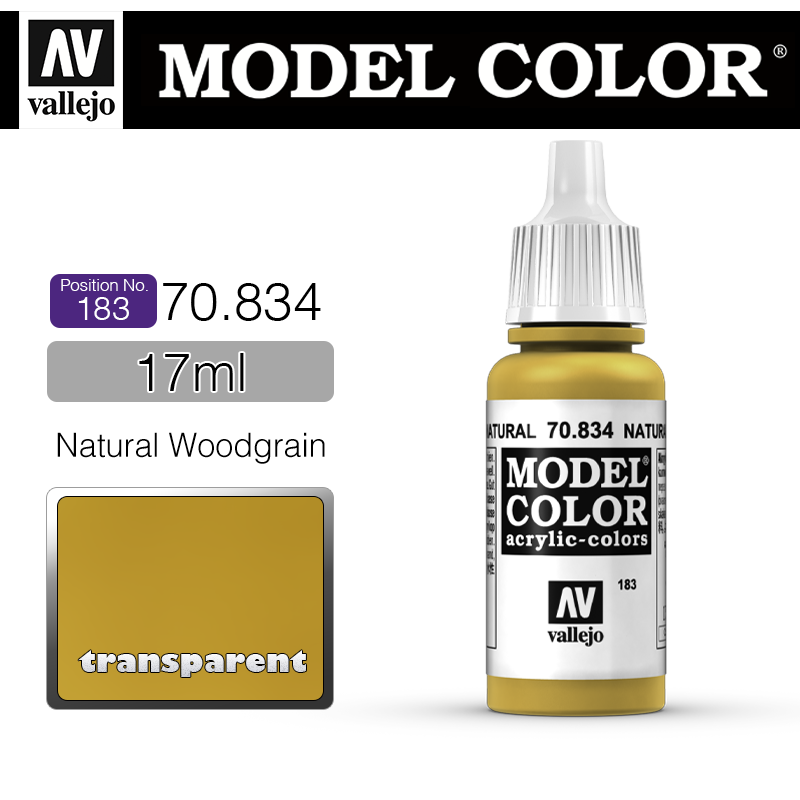 Vallejo Model Color_ [183] 70834 _ Natural Woodgrain(*단종)
