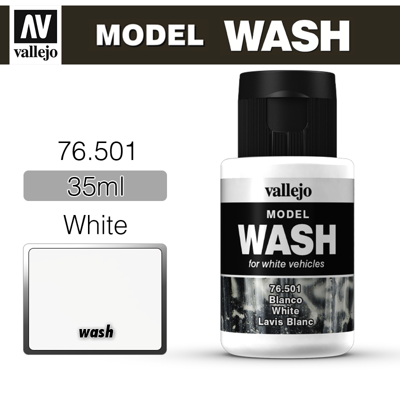 Vallejo Model Wash _ 76501 _ White