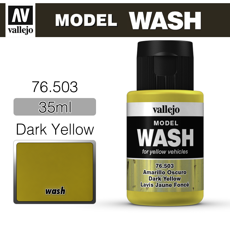 Vallejo Model Wash _ 76503 _ Dark Yellow