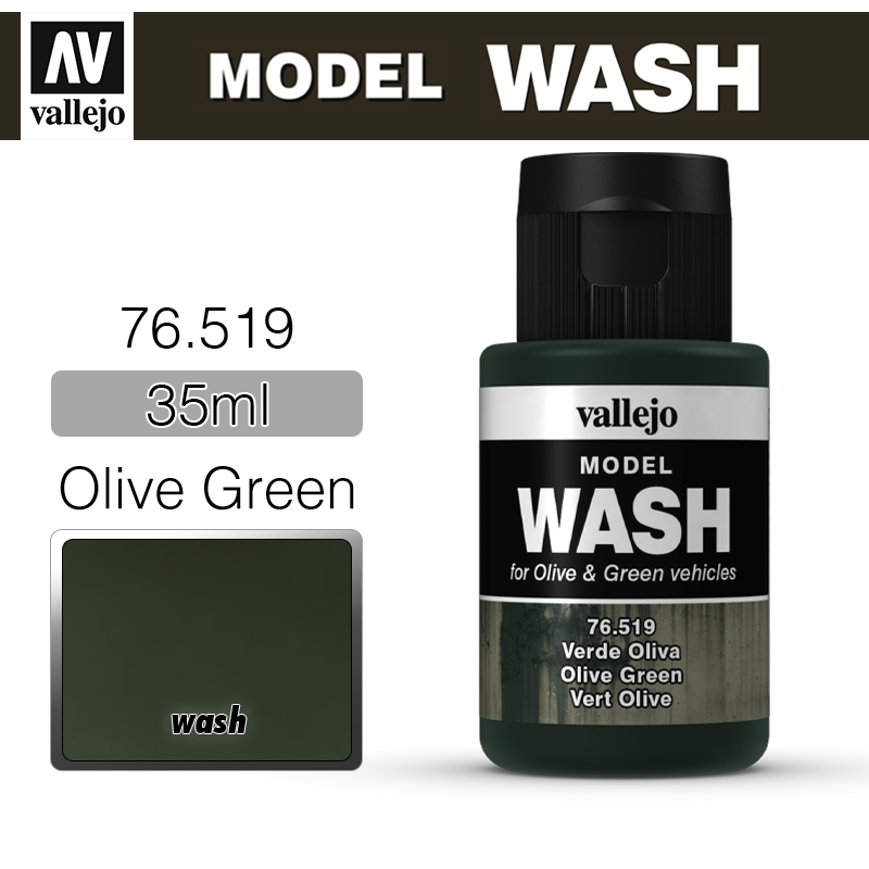 Vallejo Model Wash _ 76519 _ Olive Green