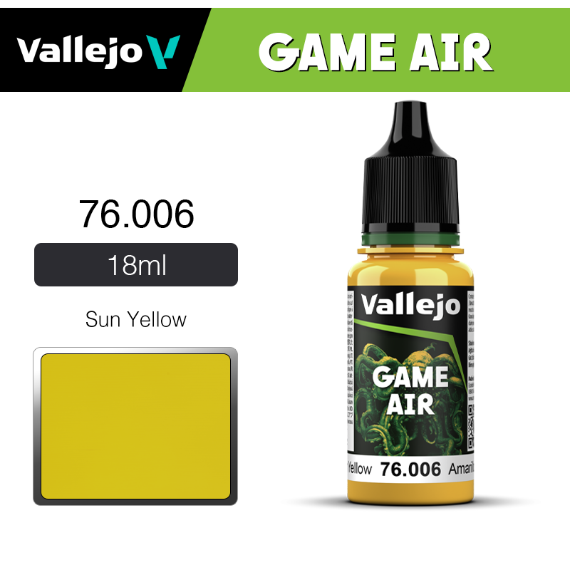 Vallejo Game Air _ 76006 _  Sun Yellow