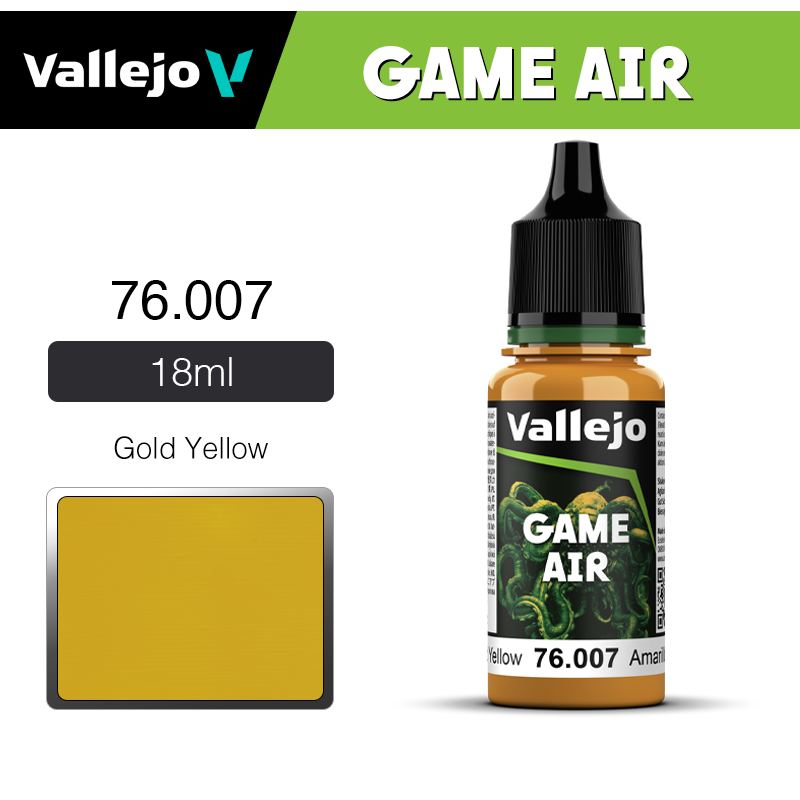 Vallejo Game Air _ 76007 _  Gold Yellow