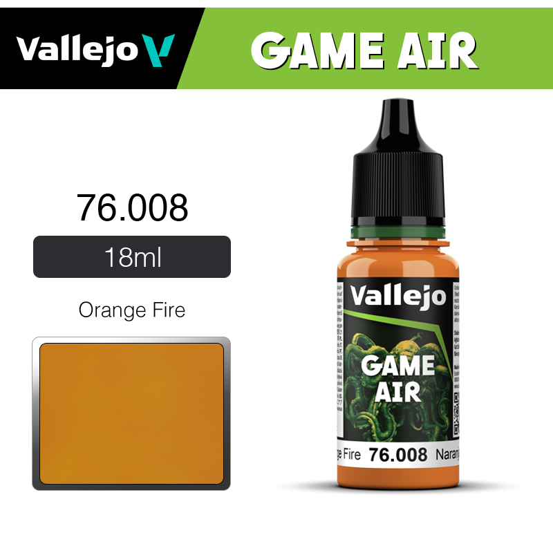 Vallejo Game Air _ 76008 _  Orange Fire