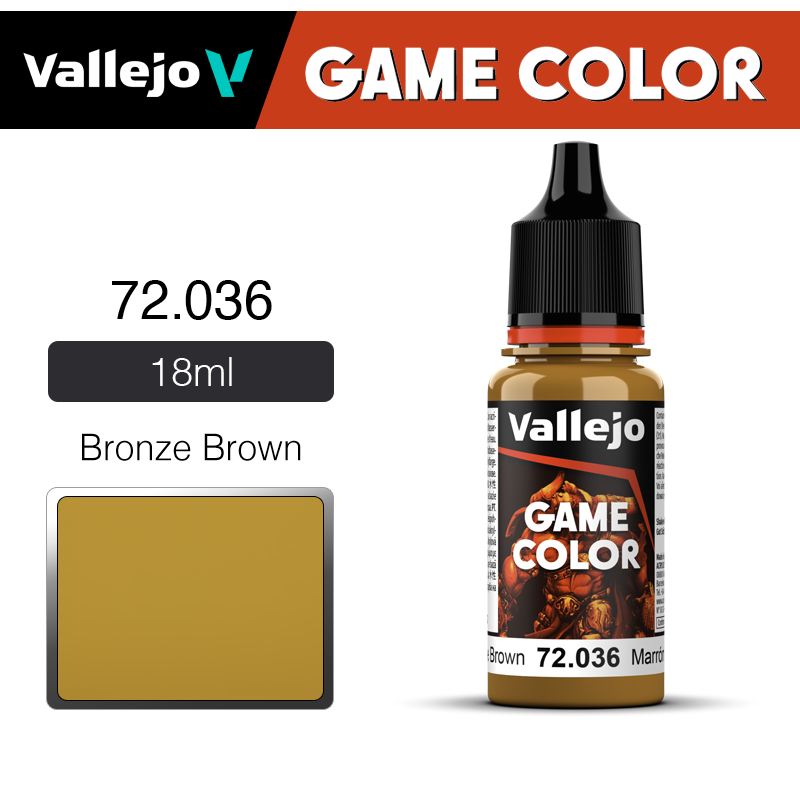 Vallejo Game Color _ 72036 _ Bronze Brown