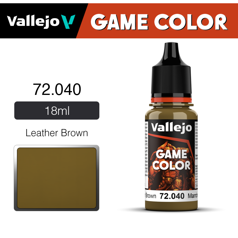 Vallejo Game Color _ 72040 _ Leather Brown