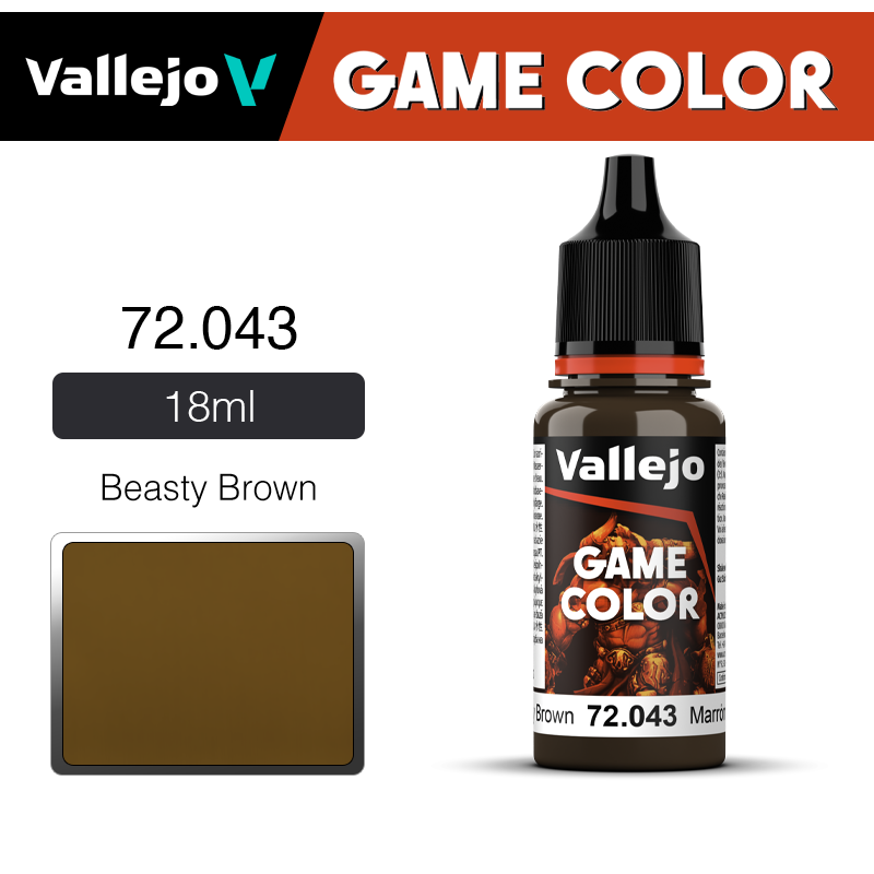 Vallejo Game Color _ 72043 _ Beasty Brown