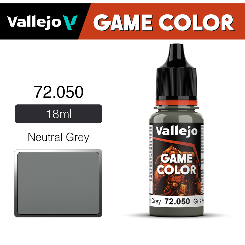 Vallejo Game Color _ 72050 _ Neutral Grey