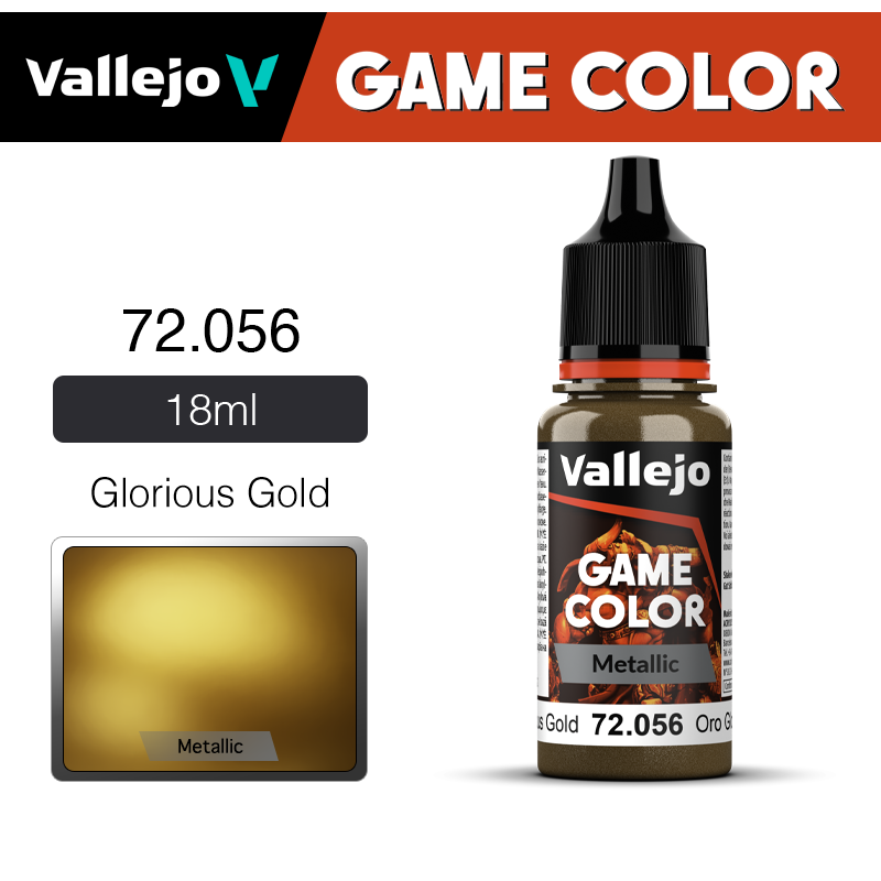 Vallejo Game Color _ Metallic _ 72056 _ Glorious Gold