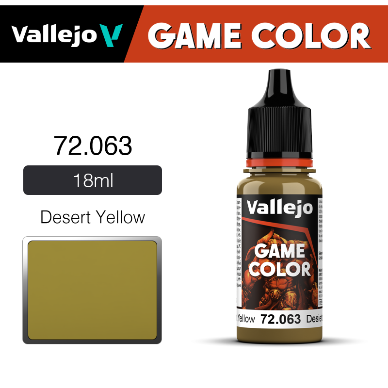 Vallejo Game Color _ 72063 _ Desert Yellow