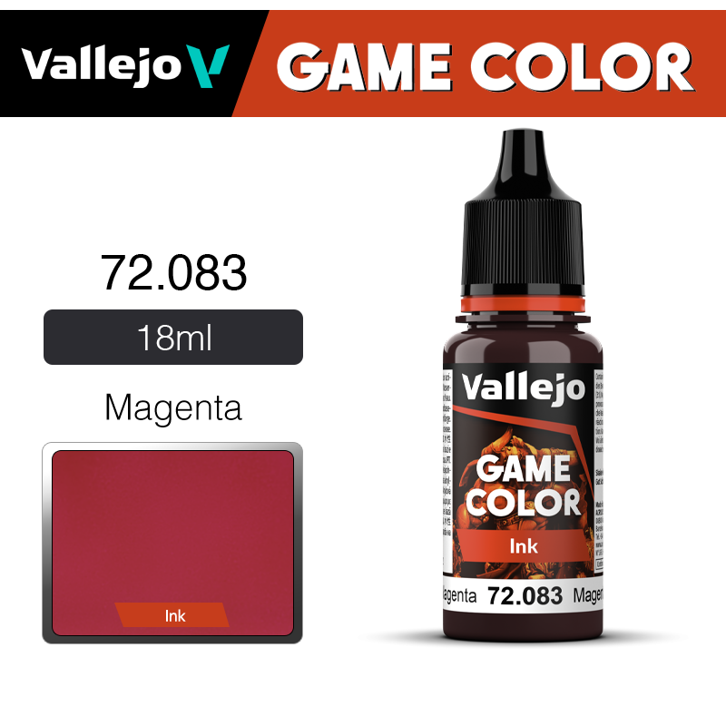 Vallejo Game Color _ Ink _ 72083 _ Magenta