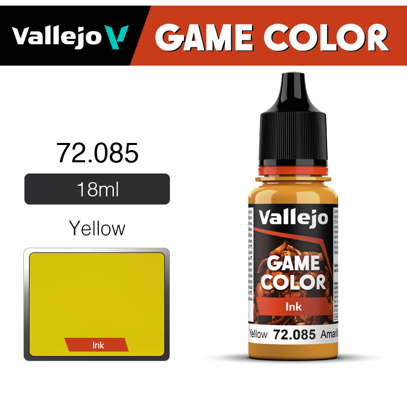 Vallejo Game Color _ Ink _ 72085 _ Yellow