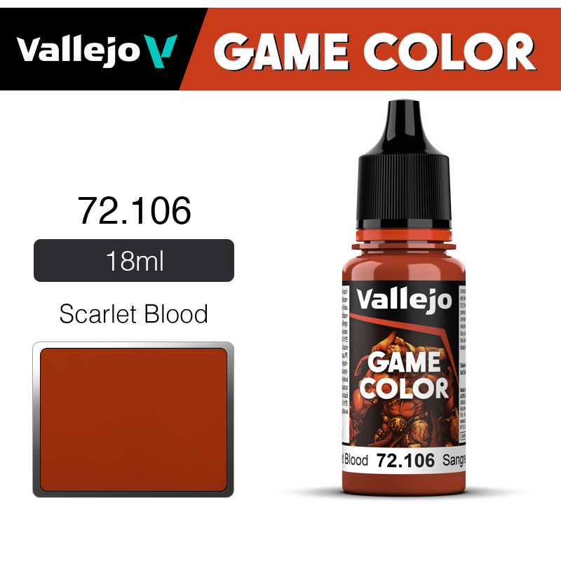 Vallejo Game Color _ 72106 _ Scarlet Blood