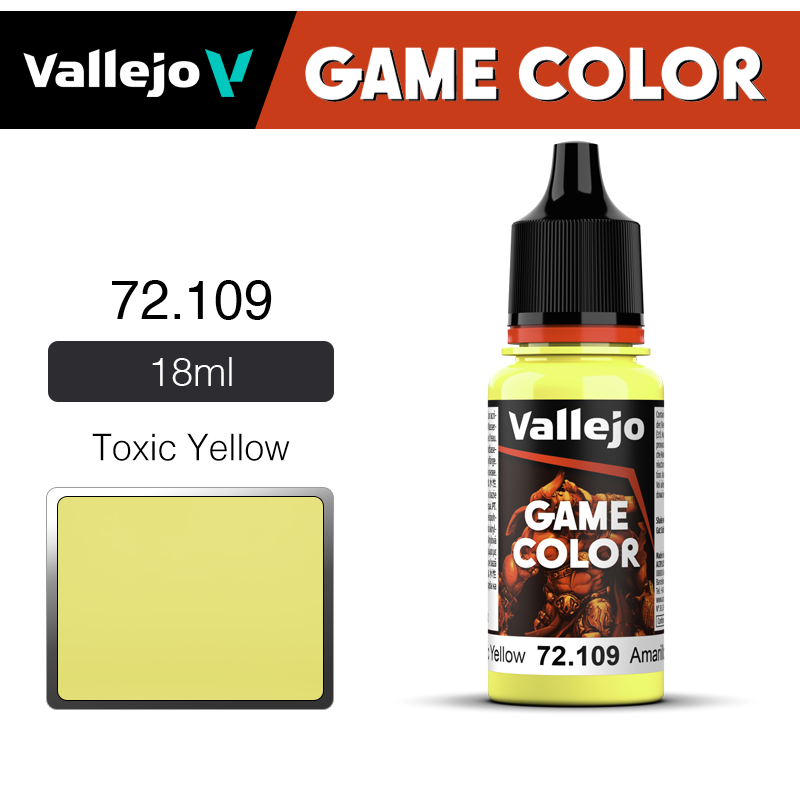 Vallejo Game Color _ 72109 _ Toxic Yellow