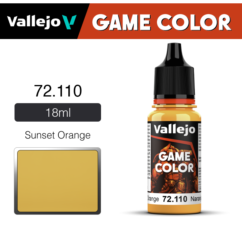 Vallejo Game Color _ 72110 _ Sunset Orange