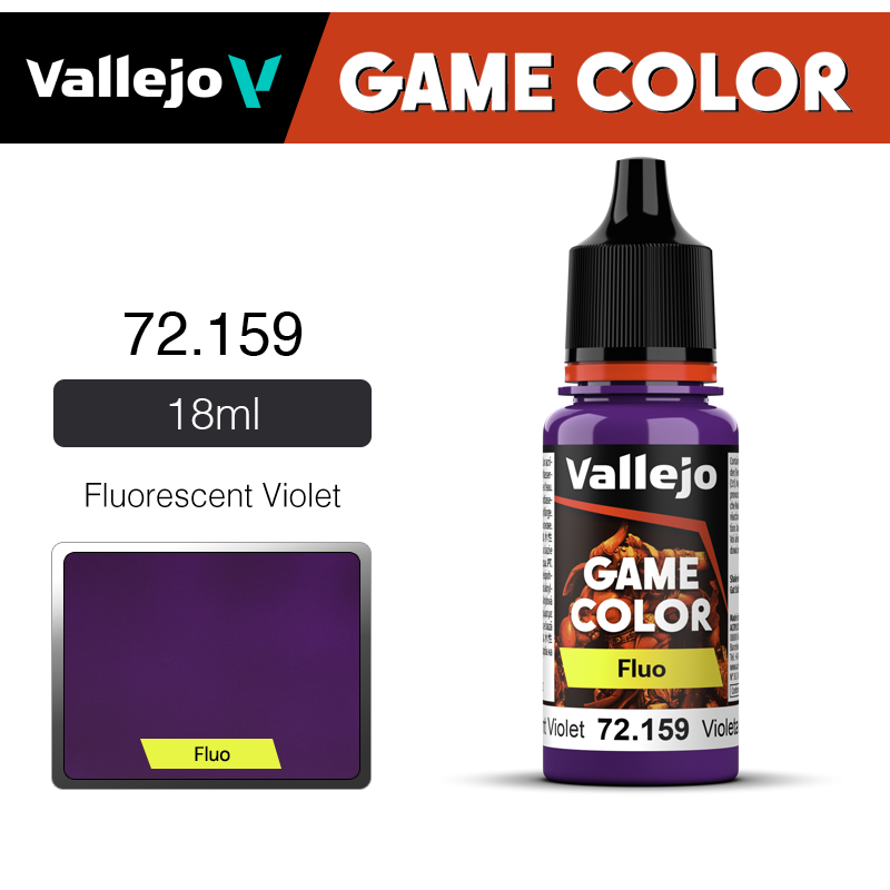 Vallejo Game Color _ Fluorescent _ 72159 _ Fluorescent Violet