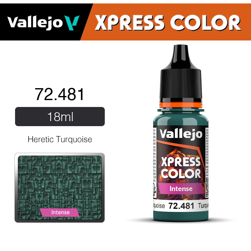 Vallejo Xpress Color Intense _ 72481 _ Heretic Turquoise