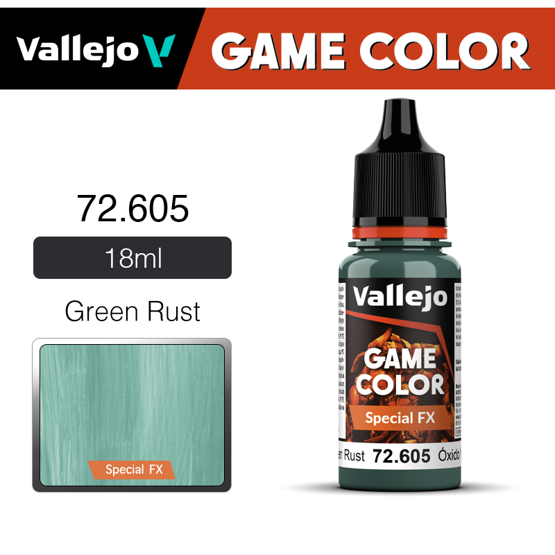 Vallejo Game Color _ Special FX _ 72605 _ Green Rust