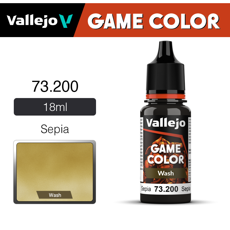 Vallejo Game Color _ Wash _ 73200 _ Sepia