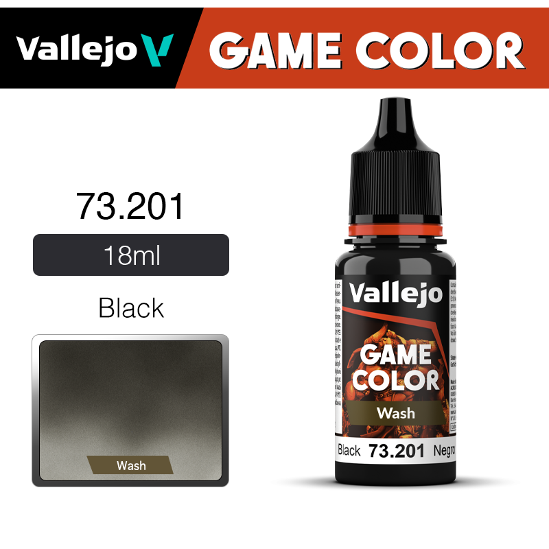 Vallejo Game Color _ Wash _ 73201 _ Black