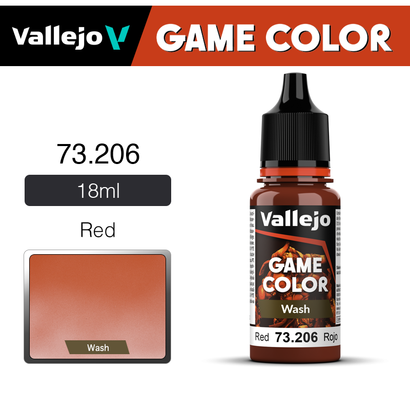 Vallejo Game Color _ Wash _ 73206 _ Red