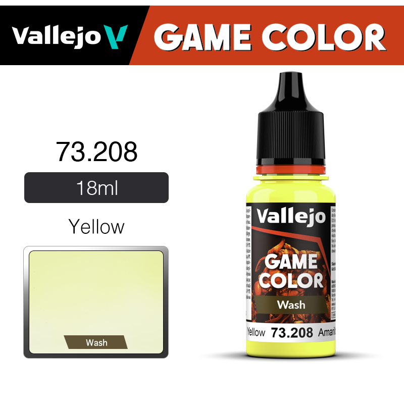 Vallejo Game Color _ Wash _ 73208 _ Yellow
