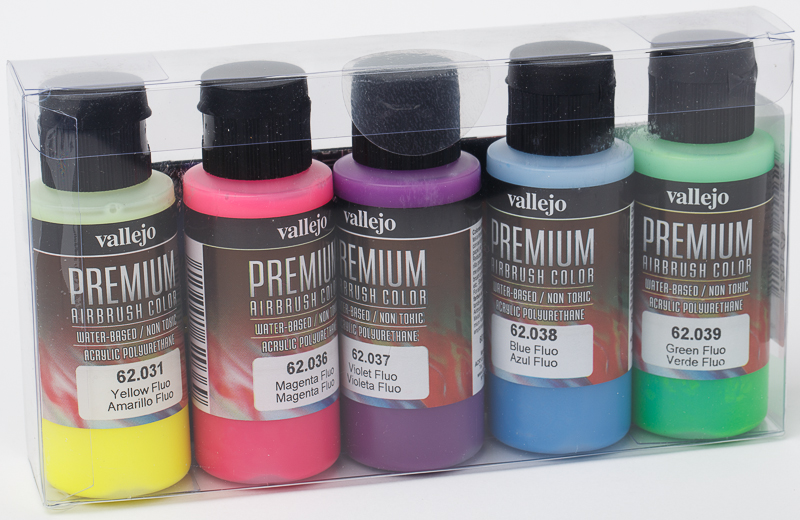 Vallejo Paint Set  _ 62102 _ Fluos Colors (Premium Color)