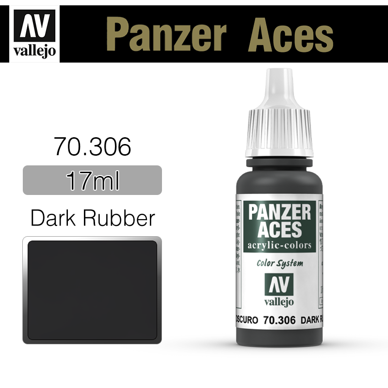 Vallejo Panzer Aces _ 70306 _ Dark Rubber