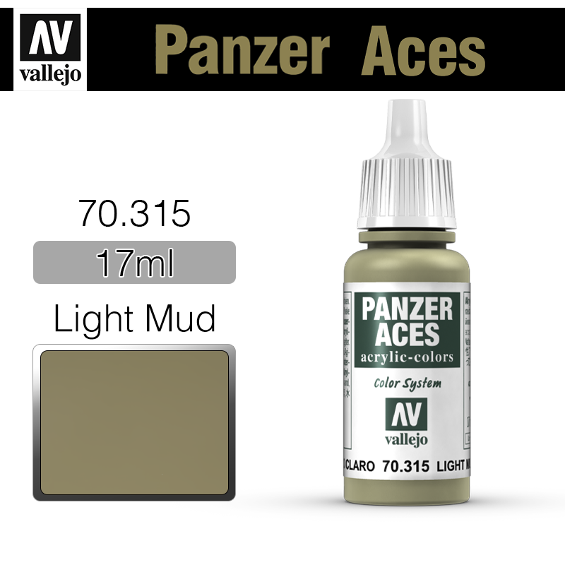 Vallejo Panzer Aces _ 70315 _ Light Mud(*단종)