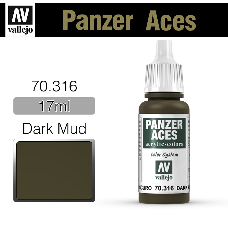 Vallejo Panzer Aces _ 70316 _ Dark Mud(*단종)