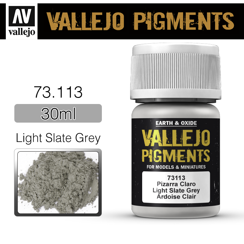 Vallejo Pigments _ 73113 _ Light Slate Grey