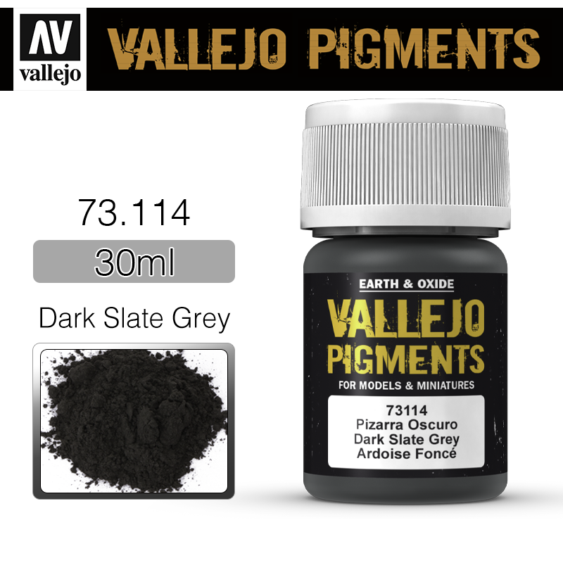 Vallejo Pigments _ 73114 _ Dark Slate Grey