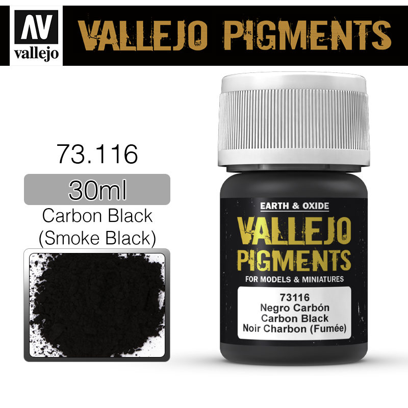 Vallejo Pigments _ 73116 _ Carbon Black (Smoke Black)