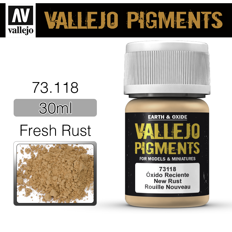 Vallejo Pigments _ 73118 _ Fresh Rust