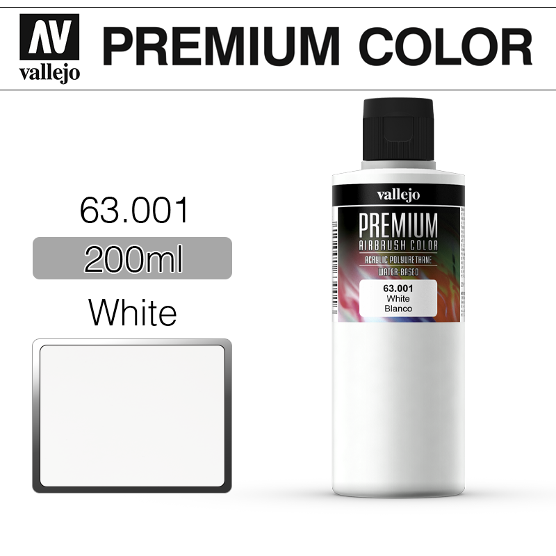 Vallejo Premium Color _ 63001 _ 200ml _ White