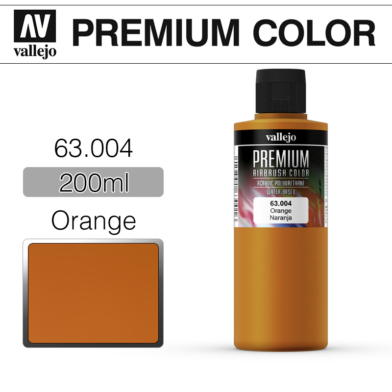 Vallejo Premium Color _ 63004 _ 200ml _ Orange