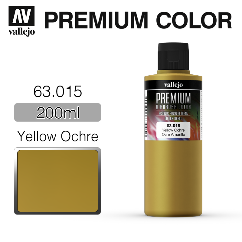 Vallejo Premium Color _ 63015 _ 200ml _ Yellow Ochre (* 단종)