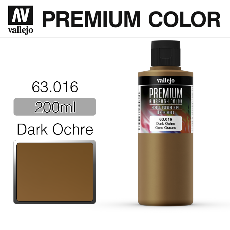 Vallejo Premium Color _ 63016 _ 200ml _ Dark Ochre (* 단종)