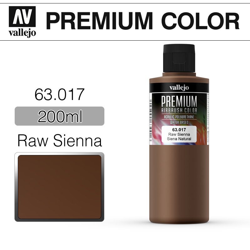 Vallejo Premium Color _ 63017 _ 200ml _ Raw Sienna (* 단종)