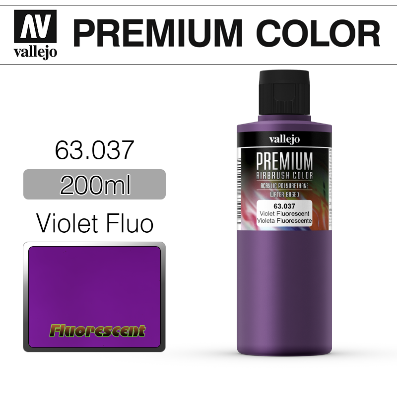 Vallejo Premium Color _ 63037 _ 200ml _ Violet Fluo